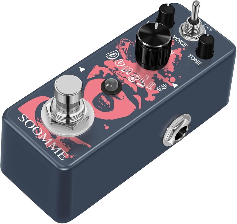 SOOMME Guitar Dumble Effect Pedal Mini Single Analog Overdrive Pedal for Electric Guitar Bass True Bypass - Image 1